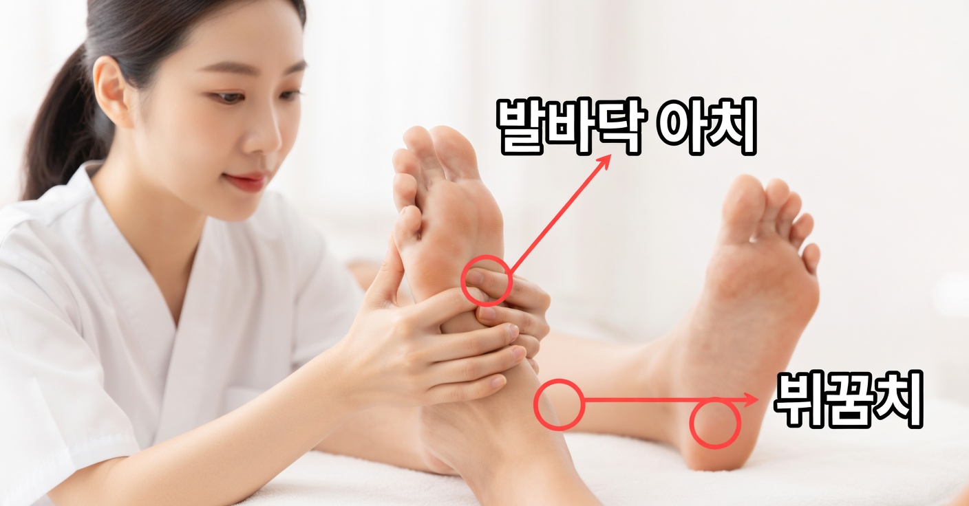 잠들기 전 발 마사지: 건강에 좋은 효과