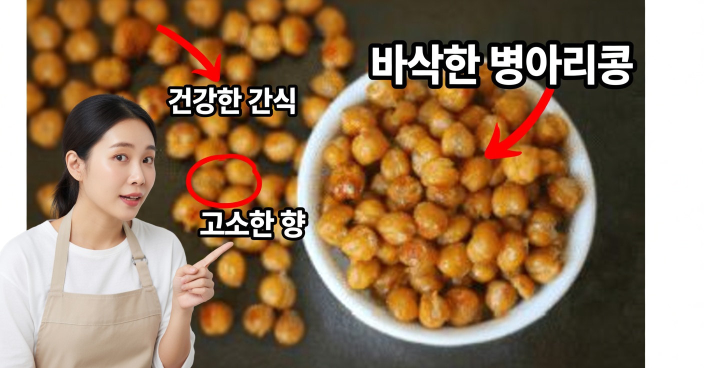 오븐 구이 병아리콩: 혈당과 콜레스테롤 자연 조절