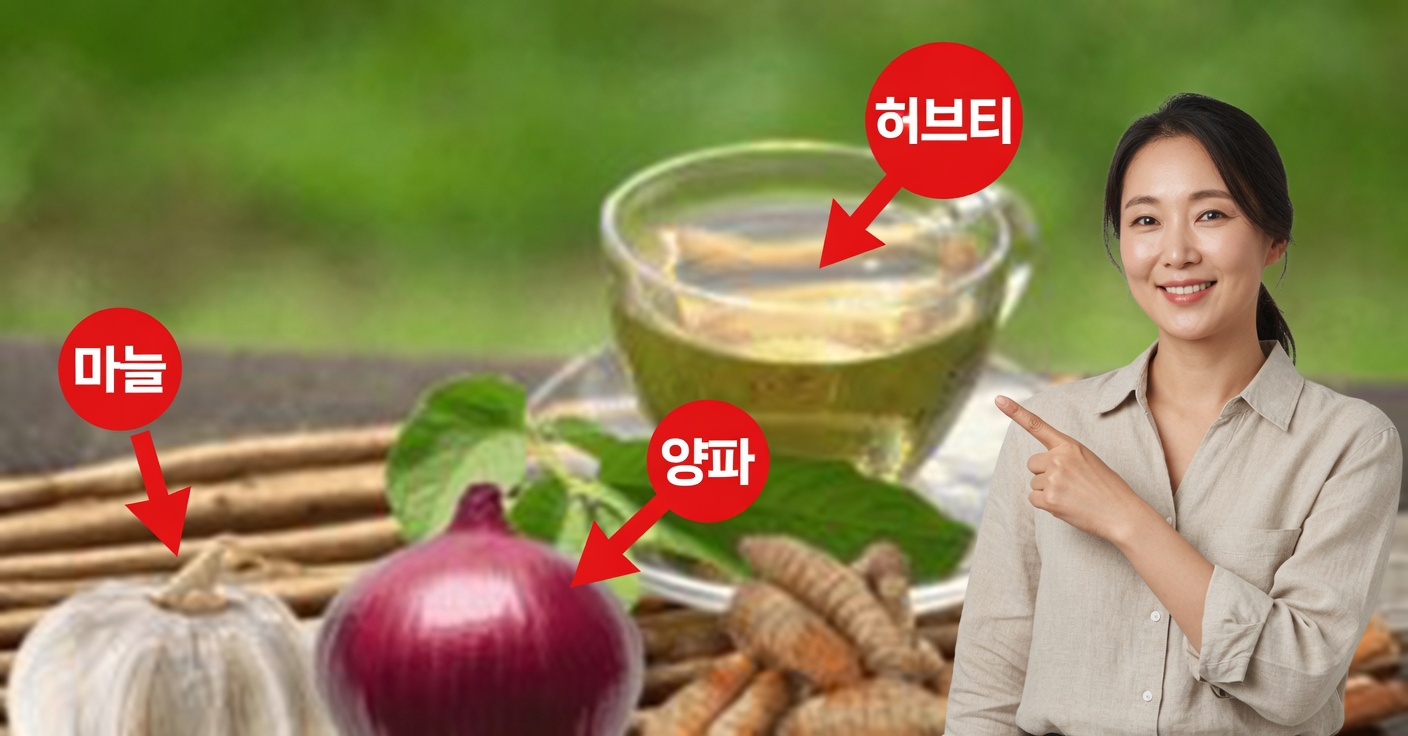 공복과 잠들기 전에 마시는 천연 차