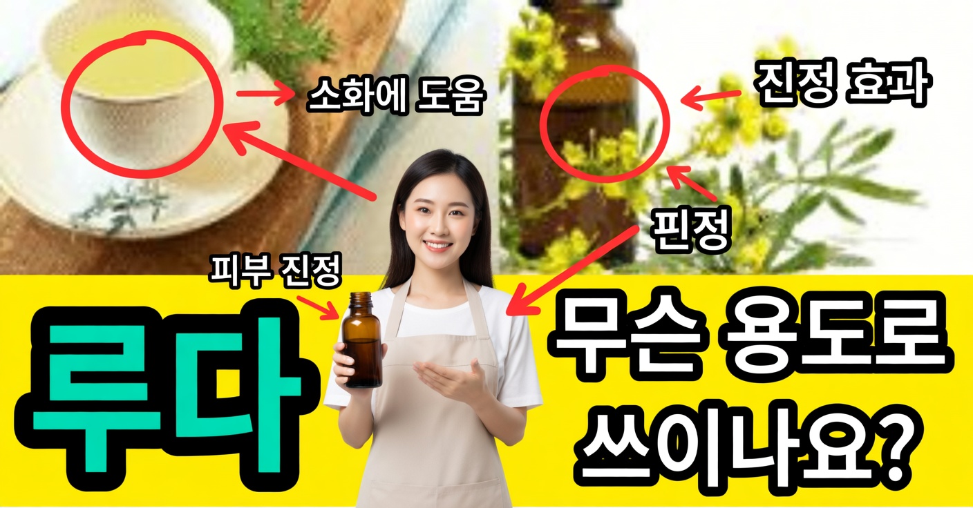 건강을 위한 루다: 15가지 강력한 활용법