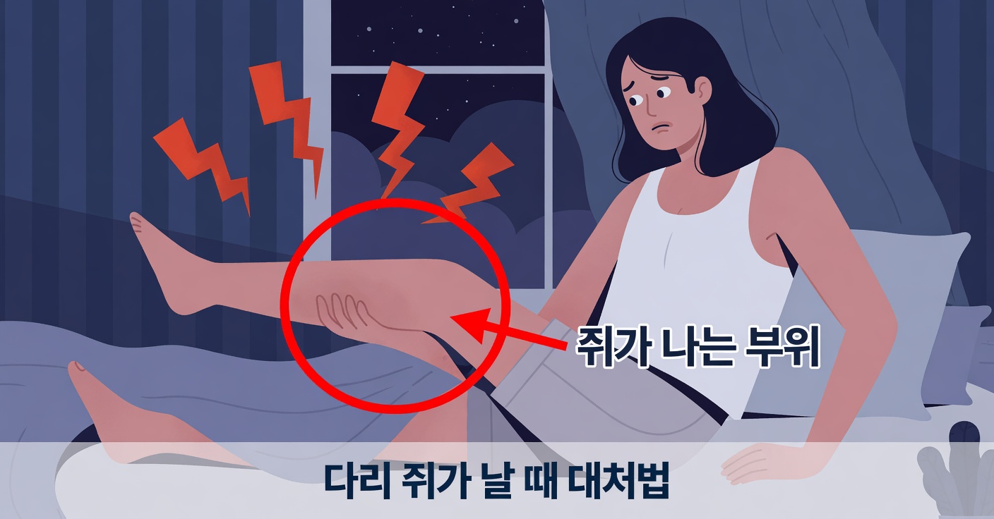 야간 경련을 예방하는 방법