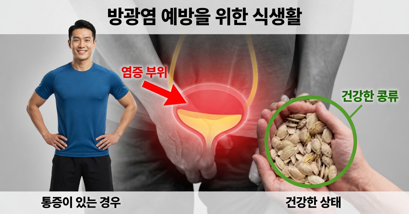 전립선을 위한 호박씨