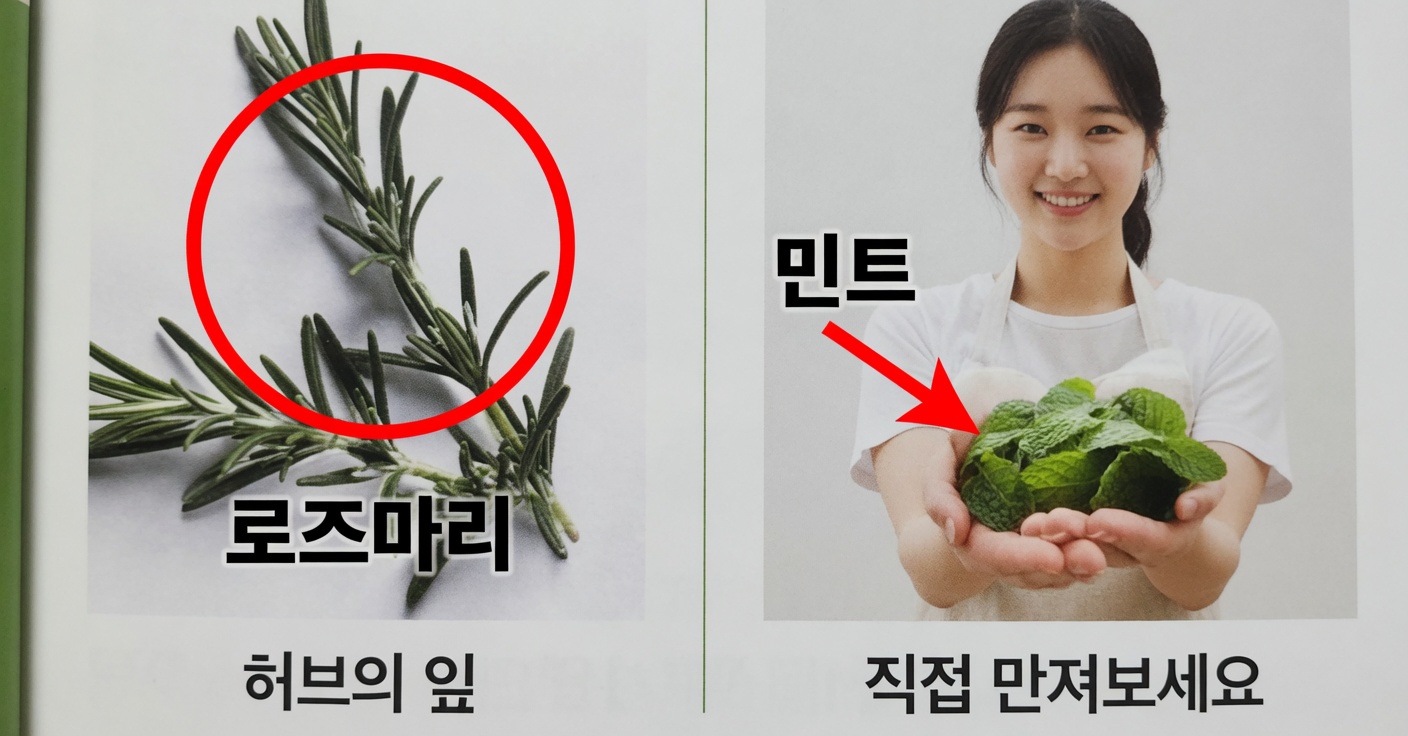 관절 통증을 위한 박하와 로즈마리