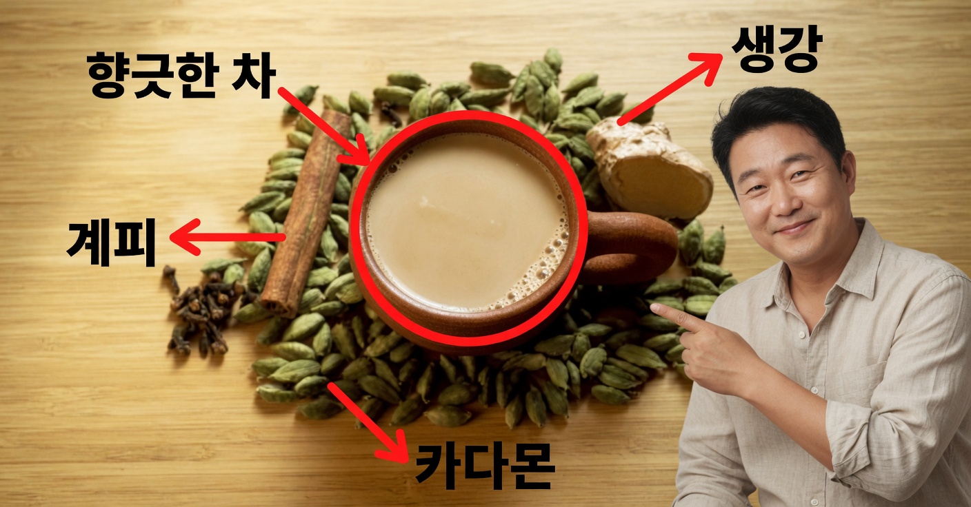 정향과 카다멈 차: 7일간의 강력한 우린 차