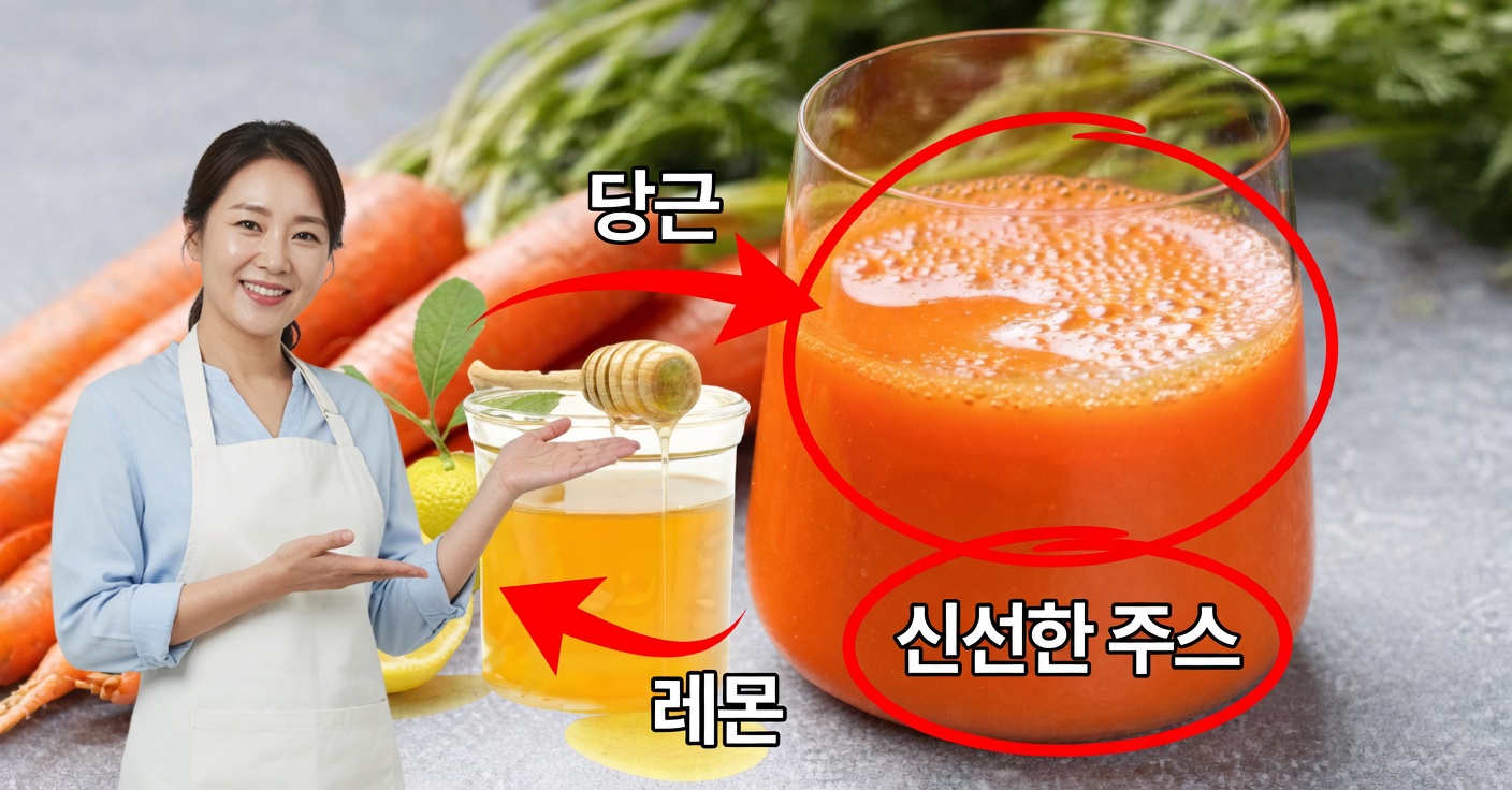 당근, 레몬, 꿀로 간을 자연스럽게 해독하기