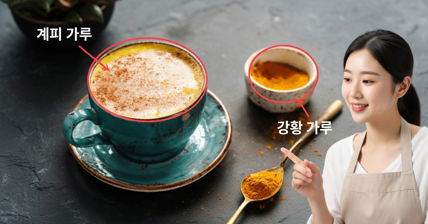 강황·카카오·계피 커피: 뇌와 심장을 위한 음료