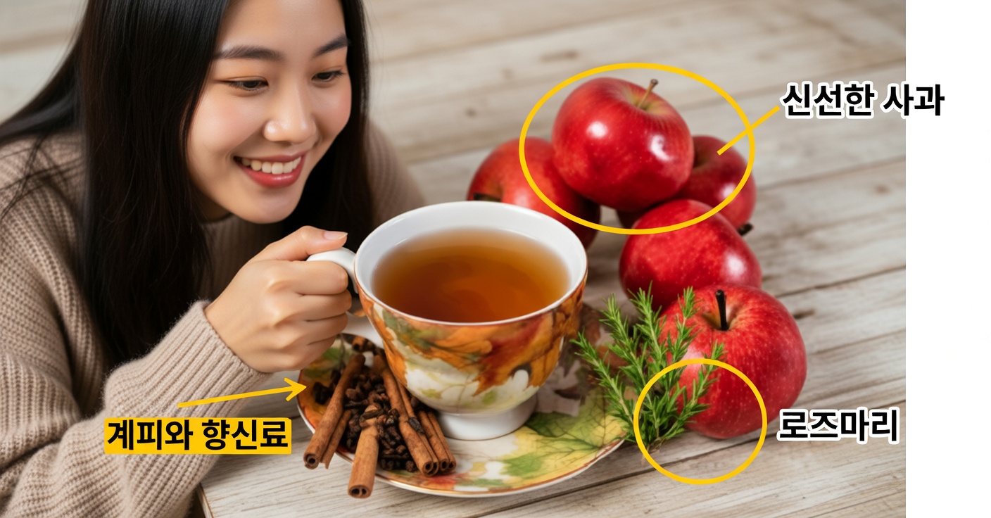 삶은 사과와 로즈마리: 건강에 좋은 효능