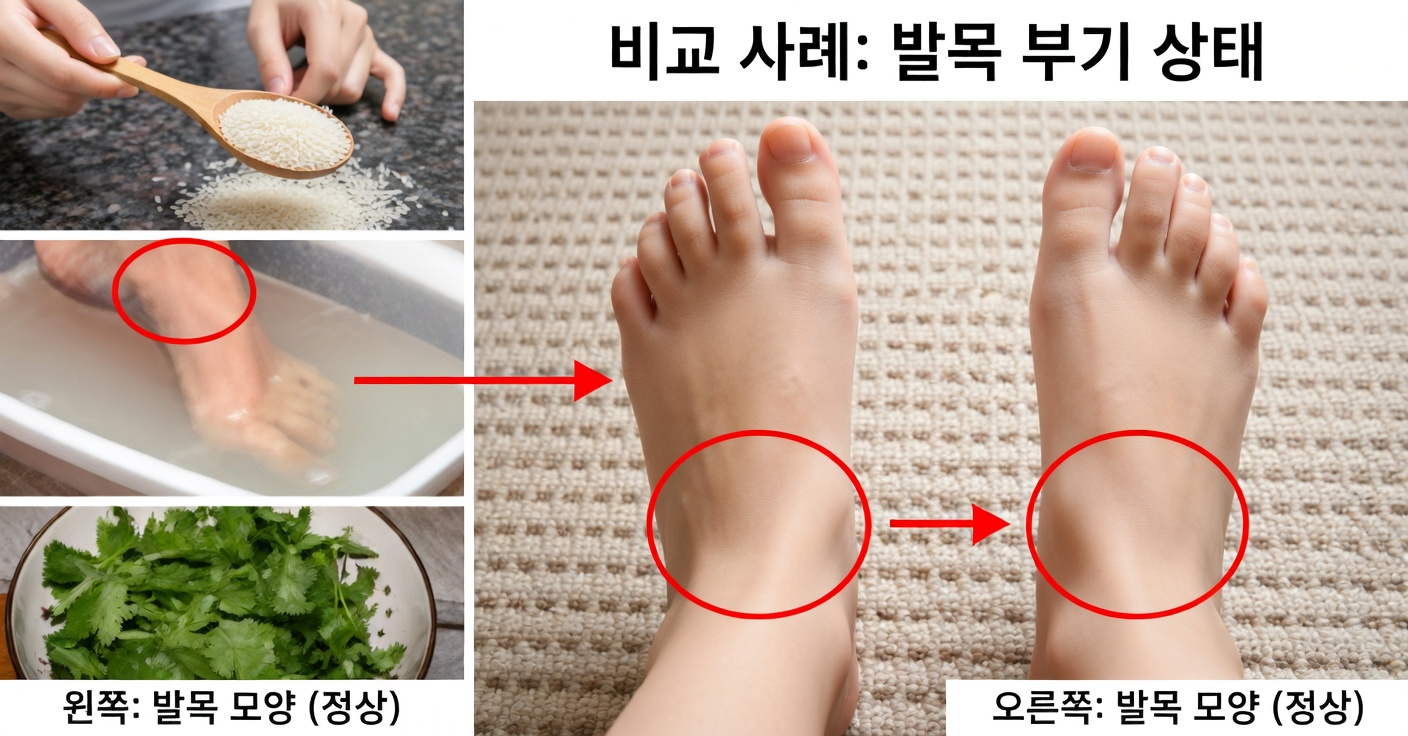 발 붓기를 가라앉히고 혈액순환을 개선하는 약초