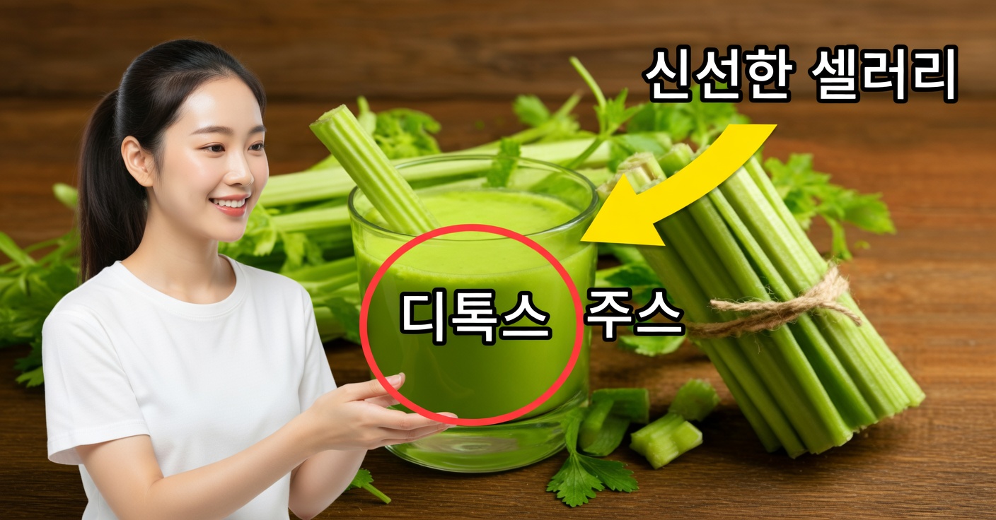 신장·간·폐 해독을 위한 셀러리 주스