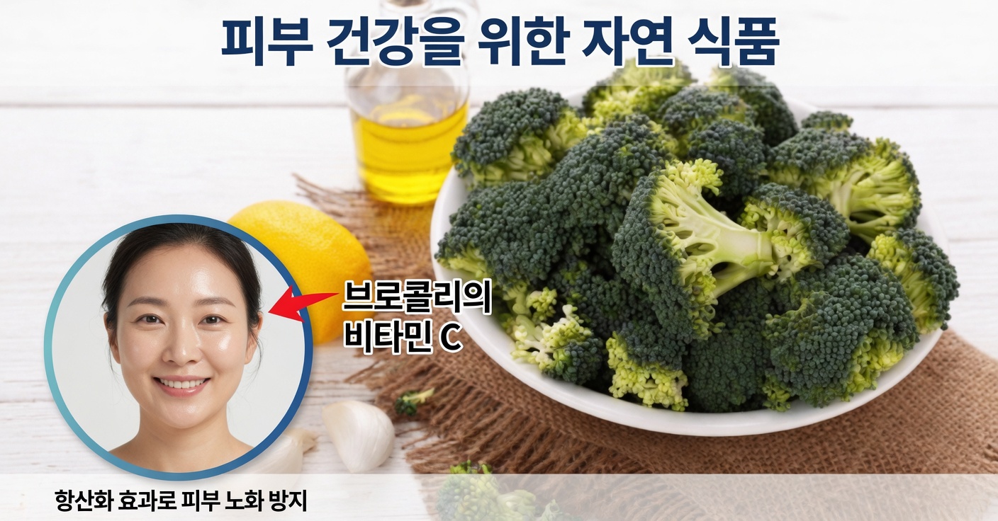 정맥류에 좋은 브로콜리 꿀 레몬 천연 주스