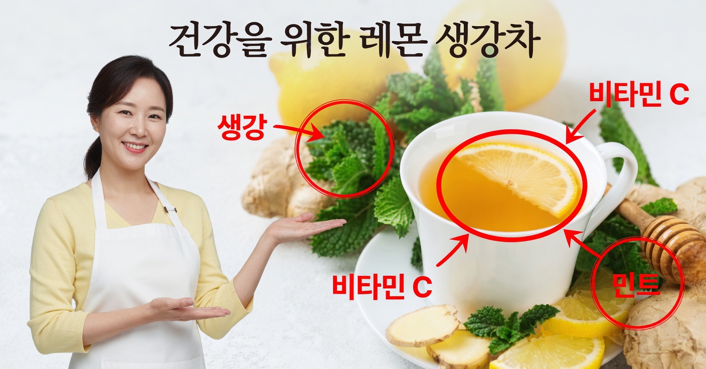 생강 레몬차: 효능, 레시피, 마시는 법