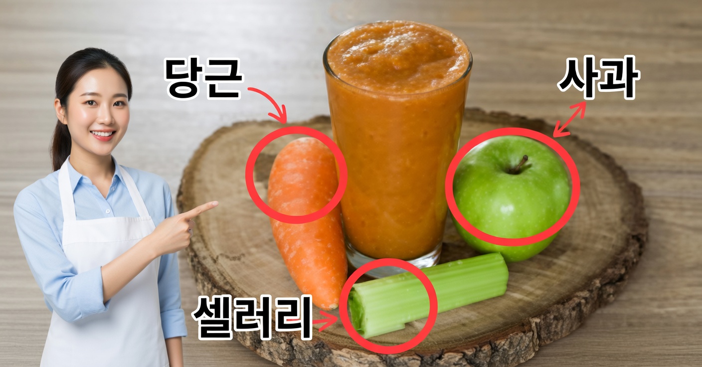 감자·청사과·당근 주스: 위염을 위한 자연 완화법