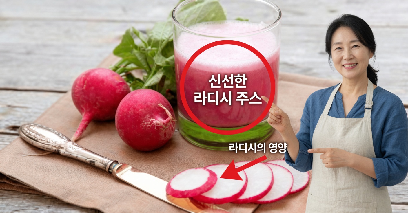 무와 갑상선: 효능과 건강 주스 레시피