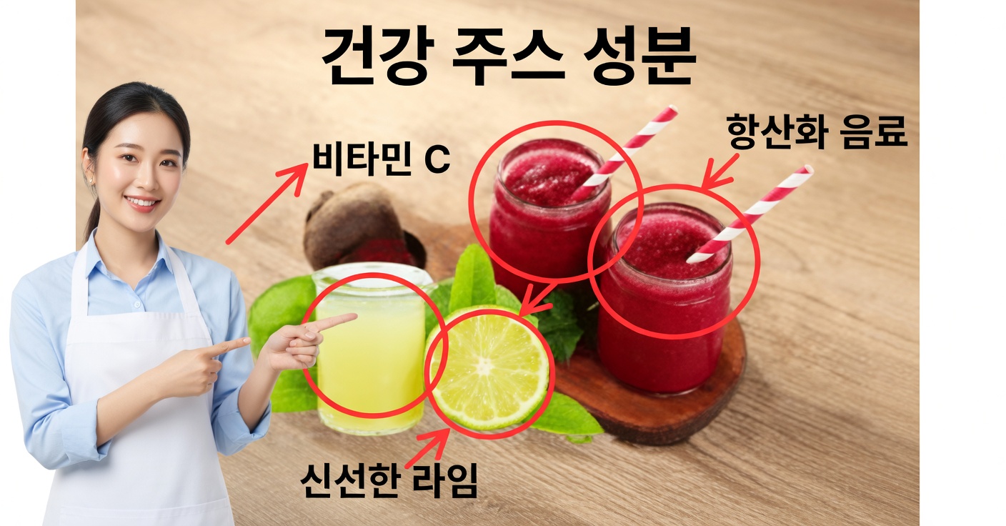 비트와 레몬 스무디: 간을 위한 강력한 해독제