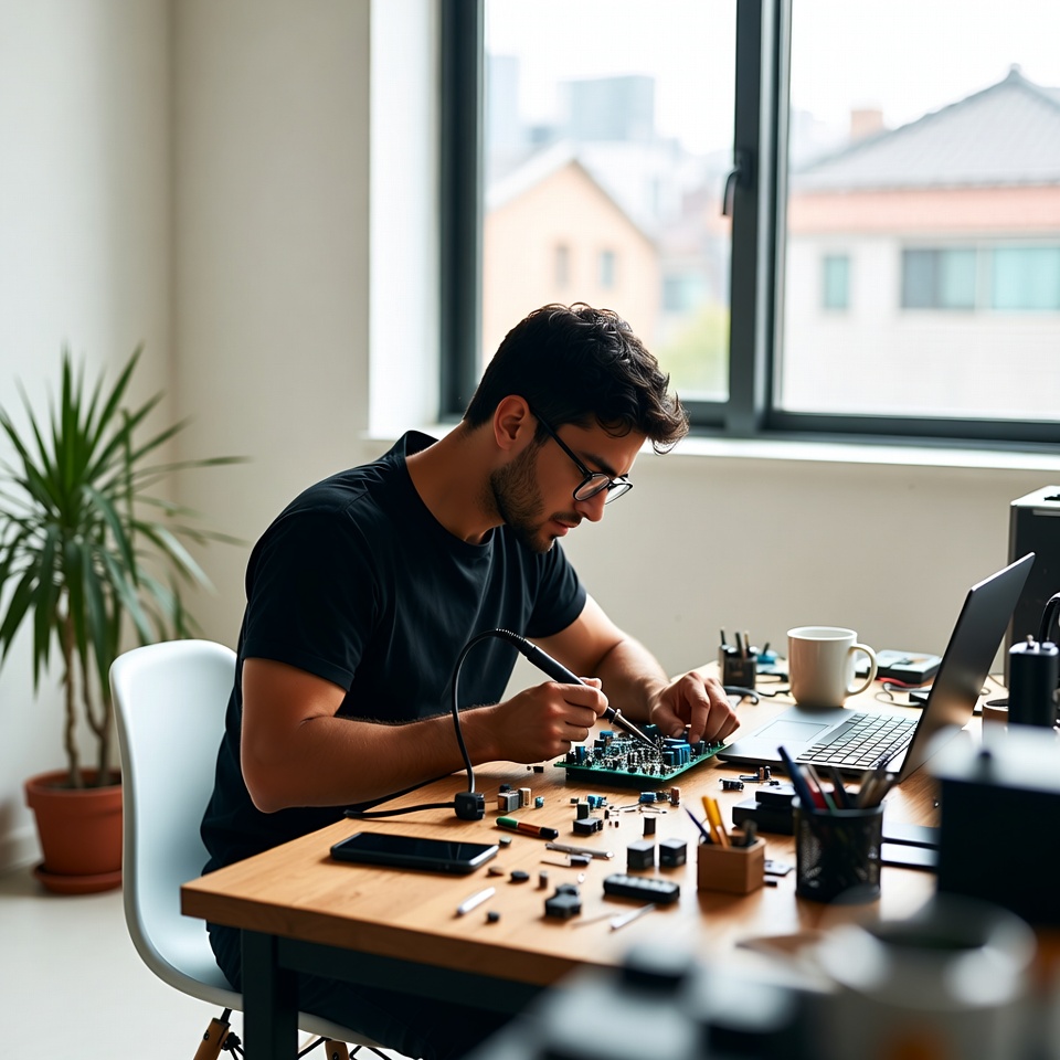 그는 나를 공학에 머물게 하는 소프트이며, 윙클레버이다.