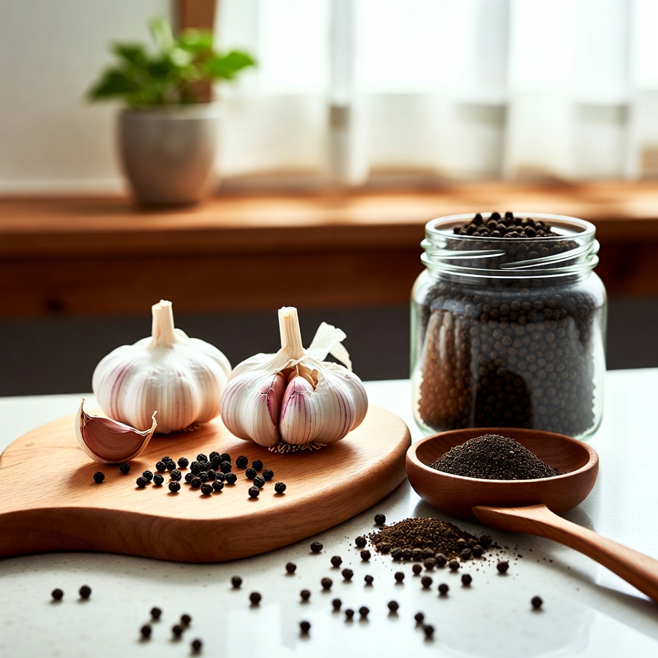 다리 통증, 류머티즘, 정맥류, 관절염에 효능 있는 마늘과 후추의 치유력