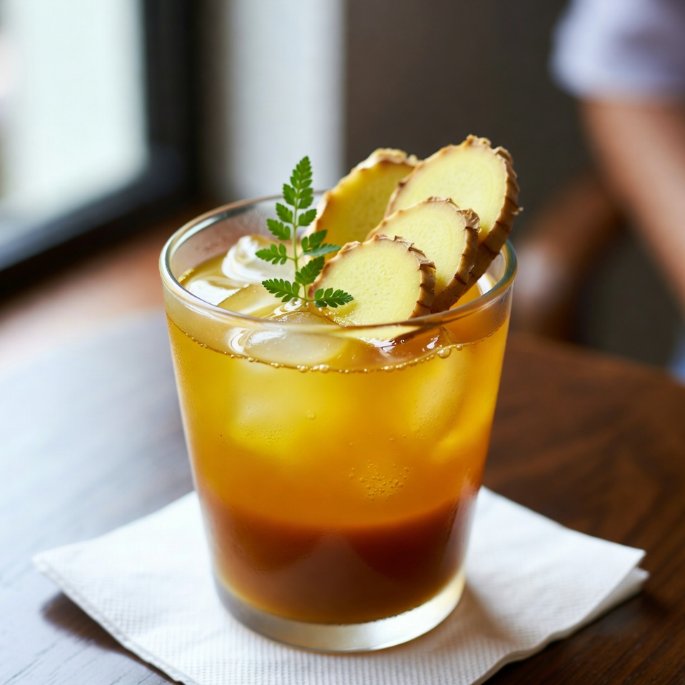 심혈관 건강을 돕는 강황 생강 음료