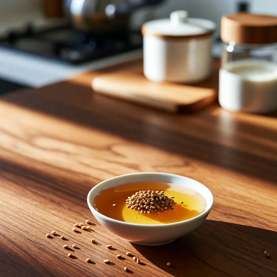 할머니께 활력을 주는 놀라운 꿀과 씨앗의 조합