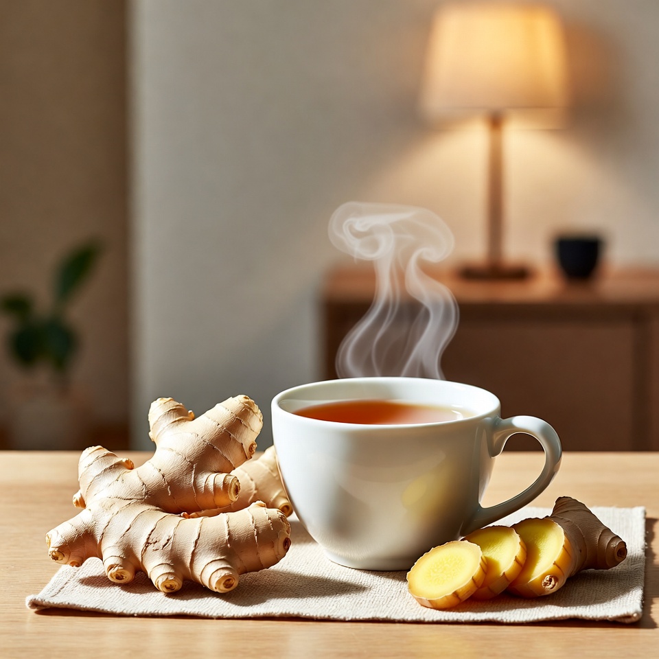 생강차 – 천연 혈액 희석제
