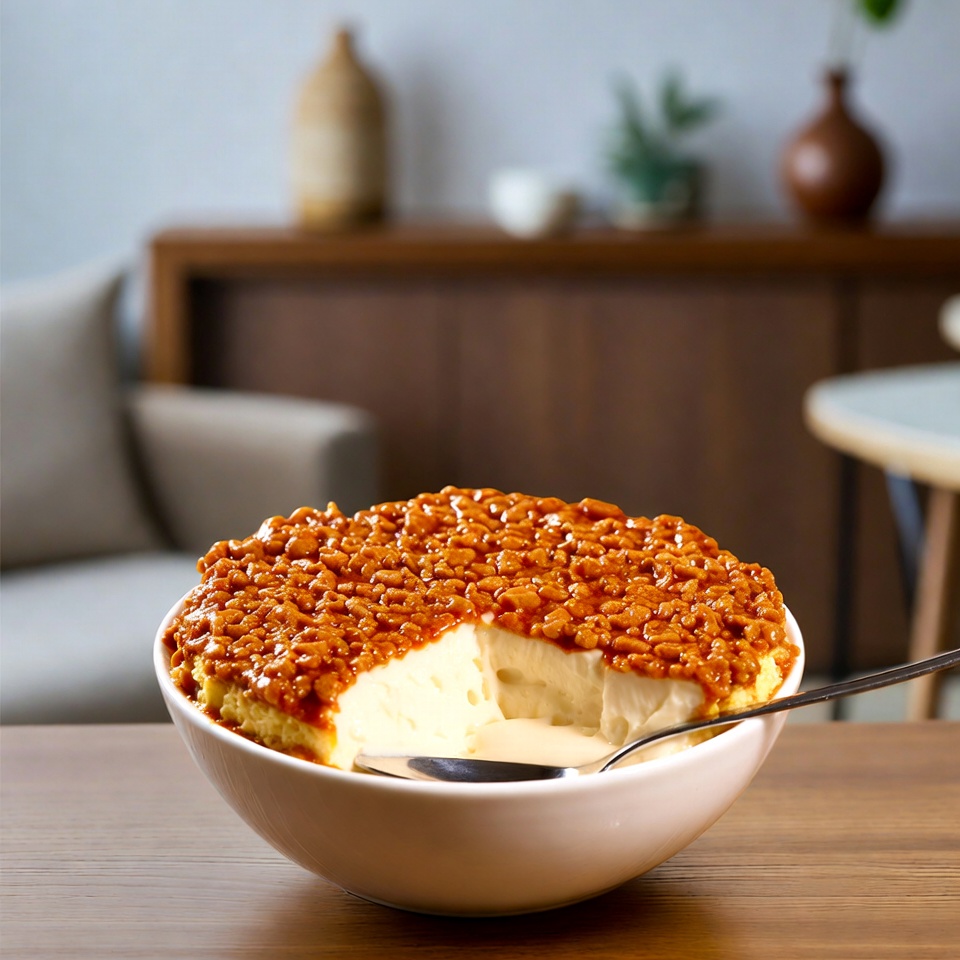 리치하고 바삭한 카라멜 크림