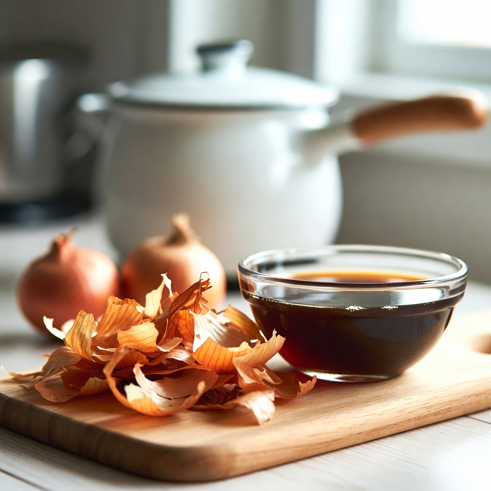 양파 껍질을 사용한 흰머리 되돌리는 자연 요법