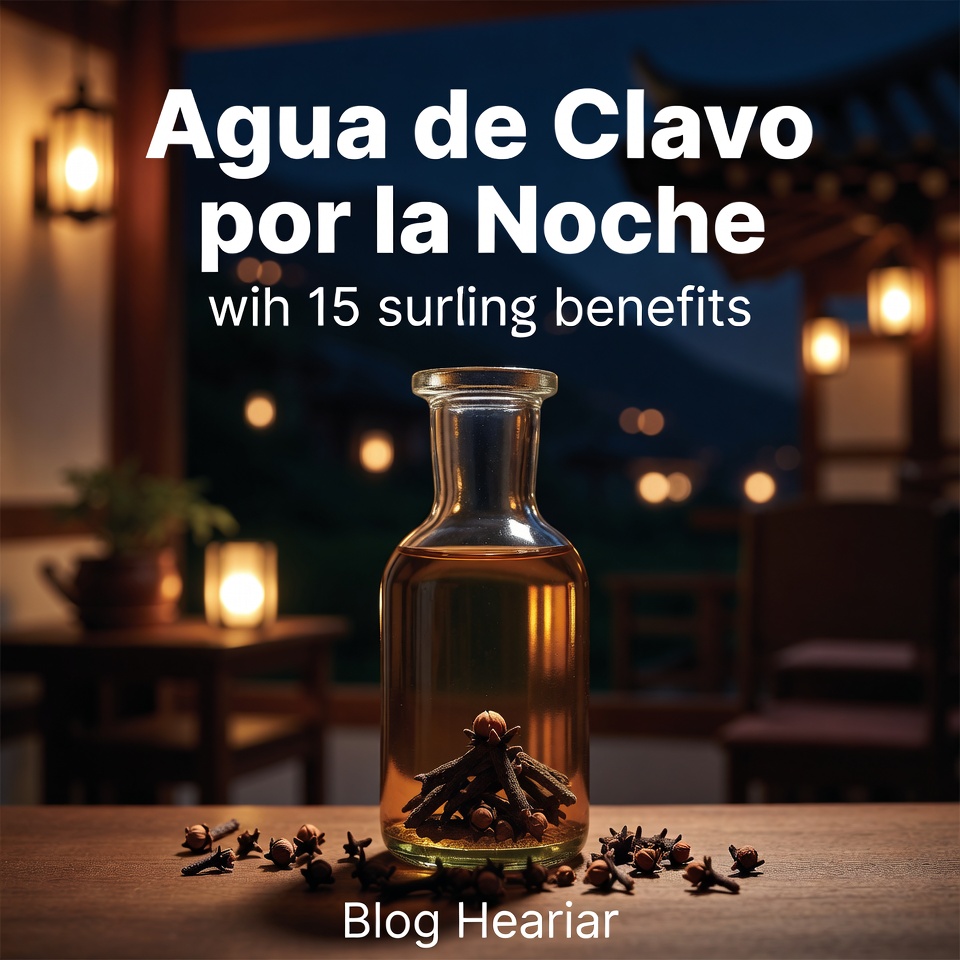 밤에 마시는 정향 물: 의사들이 절대 말해주지 않는 놀라운 효능 15가지