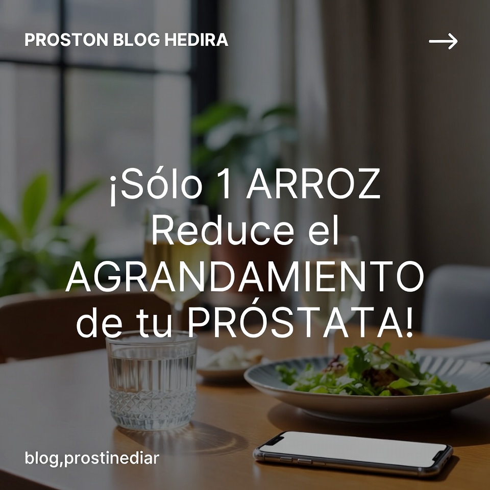 쌀 한 가지만으로 전립선 비대를 줄이세요!