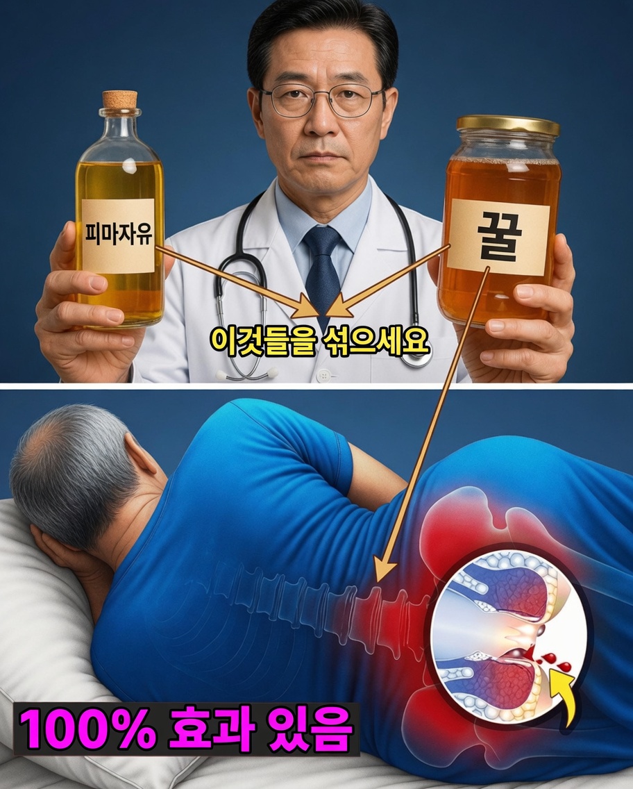 노치유사들의 비밀: 피마자유 두 방울에 꿀을 섞기만 해도 50세 이후 여성 건강이 되살아날 수 있다