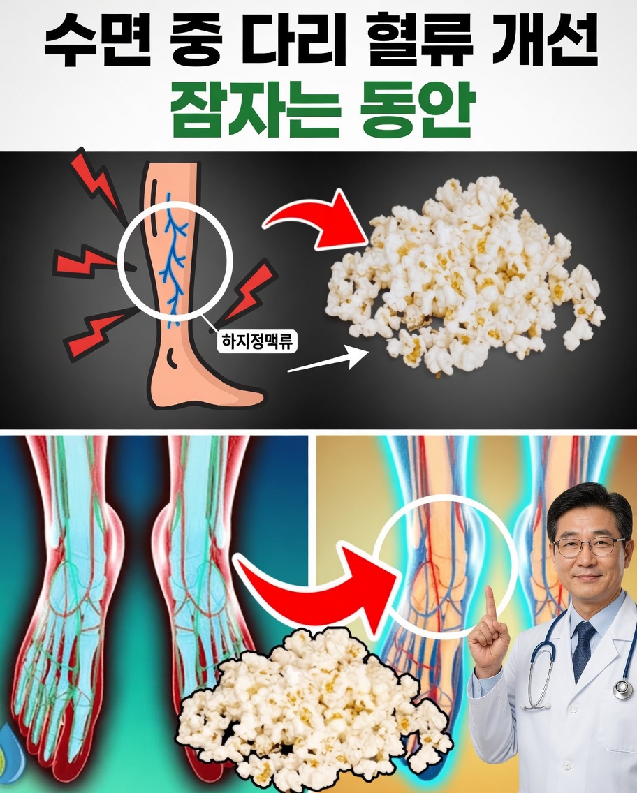 하룻밤 사이 다리 혈액순환 개선: 실제로 효과가 있는 강력한 취침 전 간식 12가지