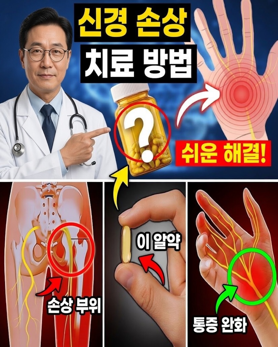 따끔거림과 저림? 신경을 자연적으로 회복하는 데 도움이 되는 필수 비타민 알아보기