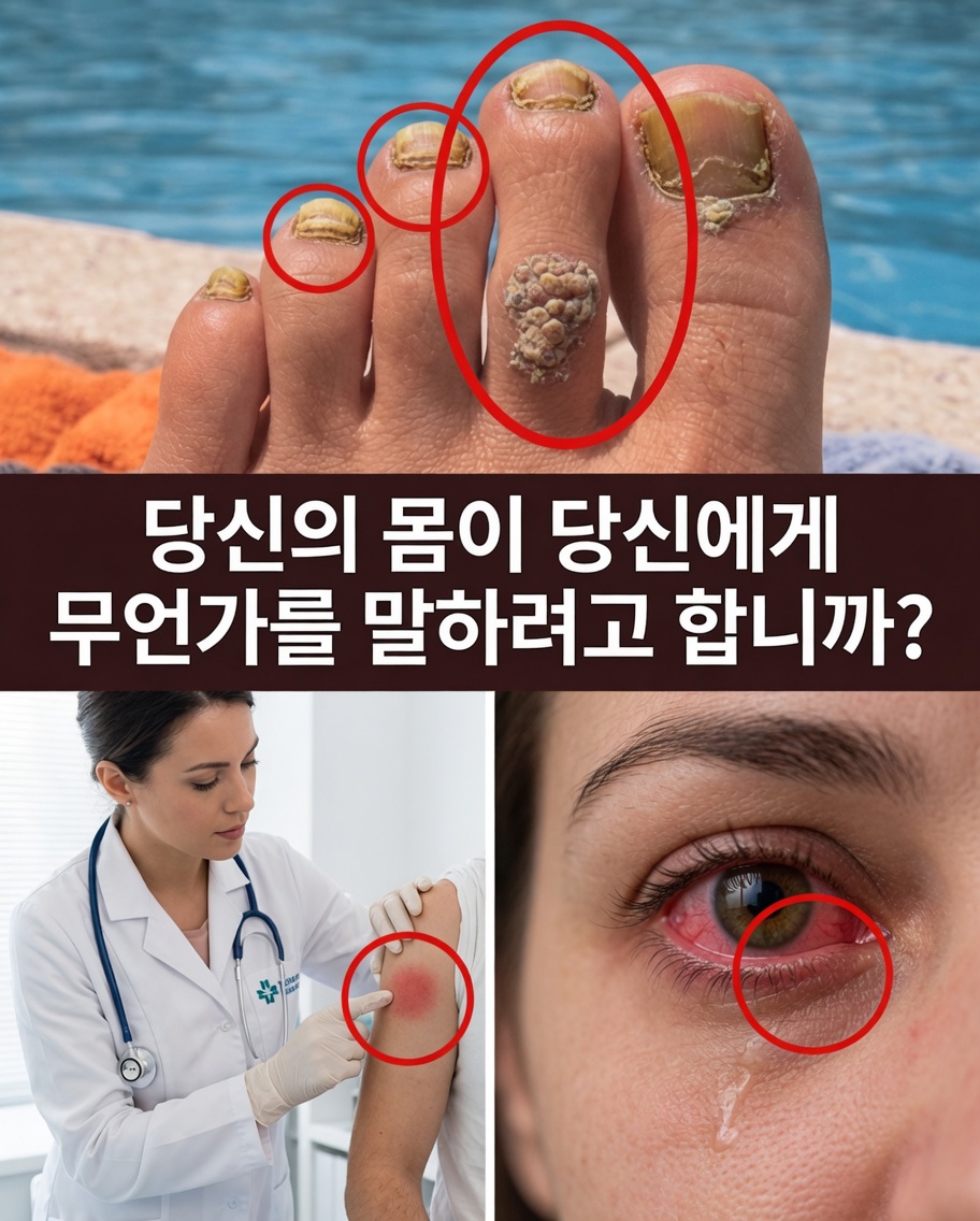 발가락이 항상 차갑거나 입안의 작은 상처가 자꾸 재발하나요? 몸이 당신에게 경고하려는 8가지 신호