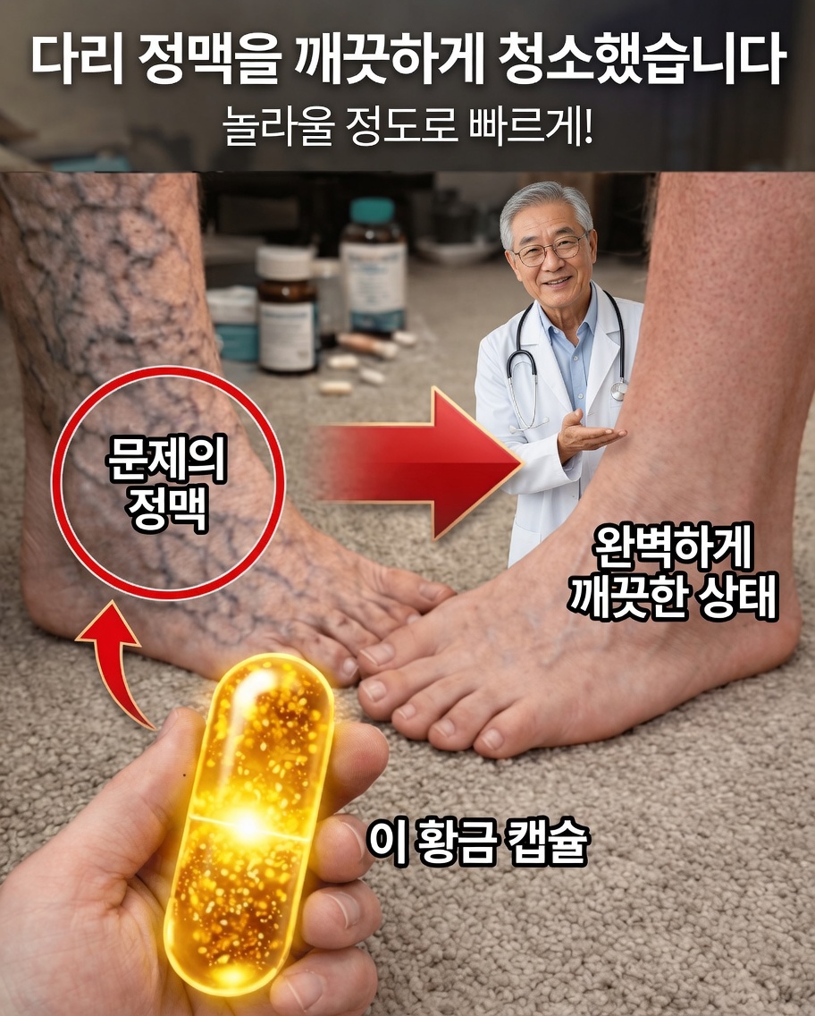 노인 여러분, 이 비타민이 다리 혈액순환에 어떤 도움을 주는지 보고 놀라실 거예요!