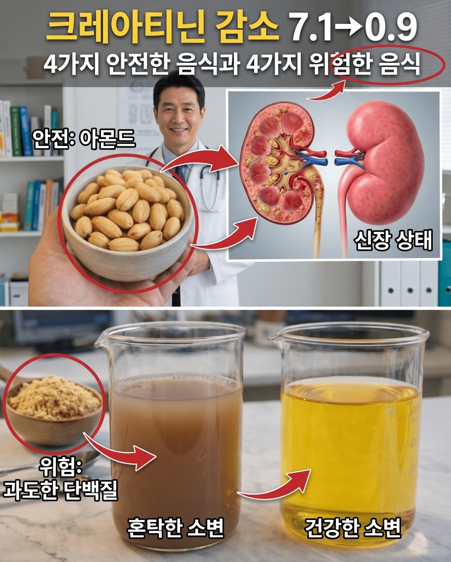 2일 만에 크레아티닌이 7.1에서 0.9로? 신장을 돕는 건강한 지방 4가지와 주의가 필요한 지방 4가지