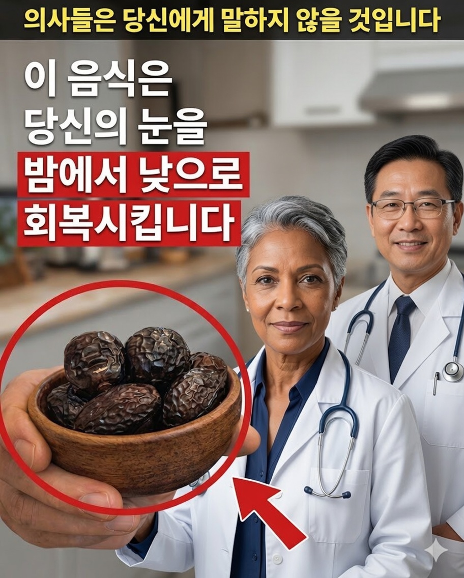 노인: 잠들기 전에 섭취하면 노화와 함께 눈 건강을 돕는 간단한 음식 3가지