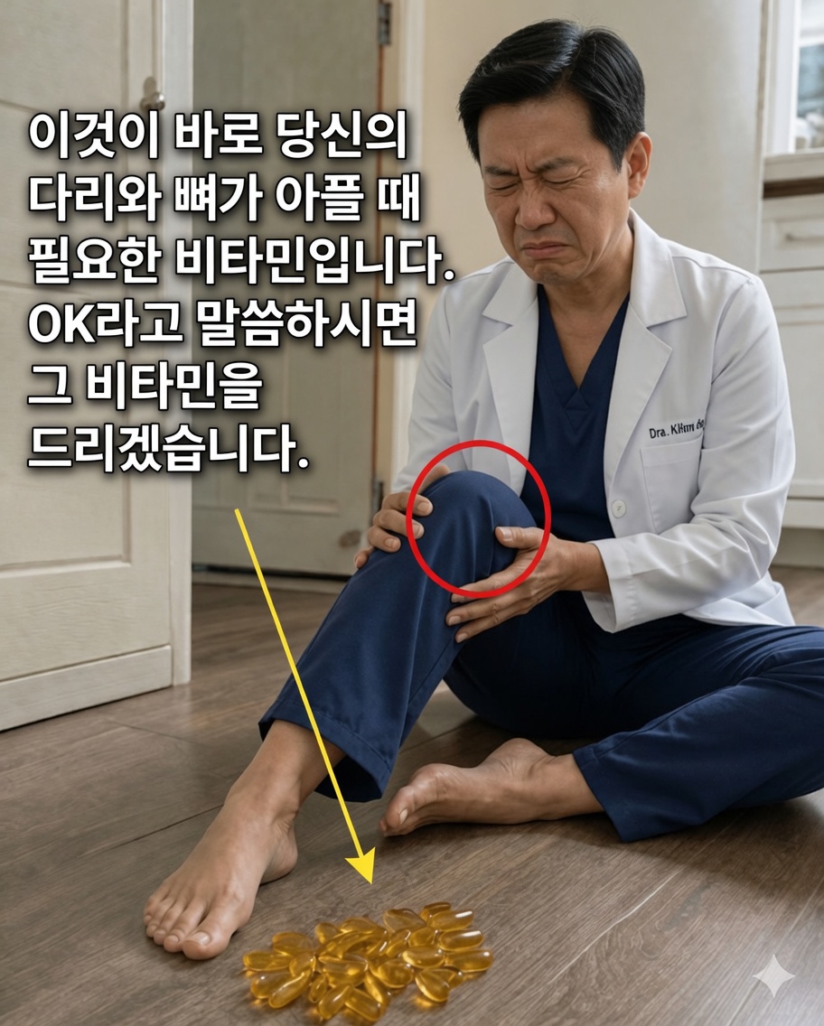 어떤 비타민이 다리와 뼈의 불편함을 완화하는 데 도움이 될까요? 지금 알아보세요