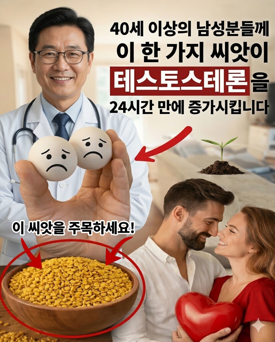 40세 이상 남성: 이 강력한 씨앗은 테스토스테론 수치와 활력을 지원하는 데 도움이 될 수 있습니다