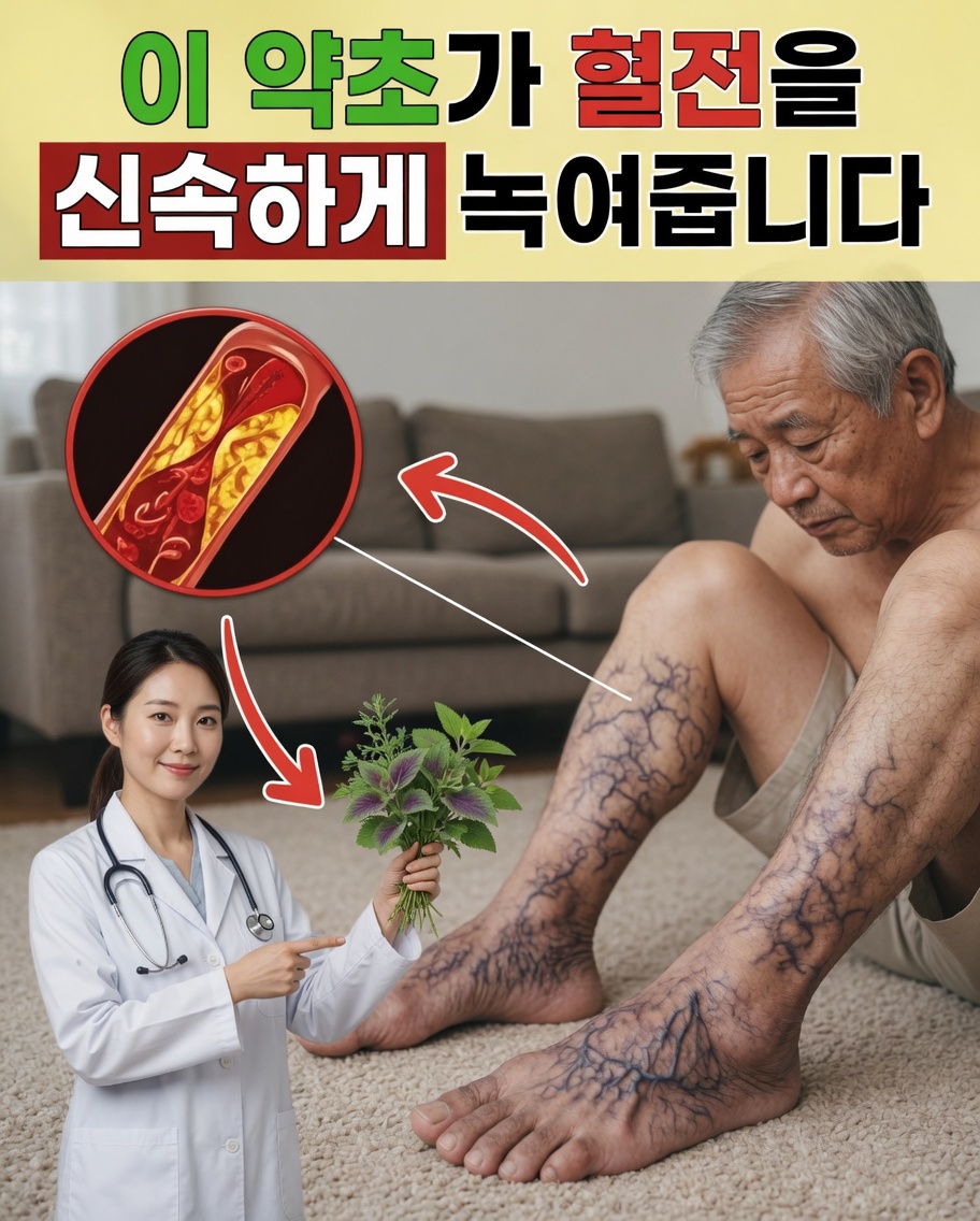 혈액 순환을 개선하고 혈전 위험을 자연스럽게 줄이는 데 도움이 될 수 있는 강력한 6가지 허브