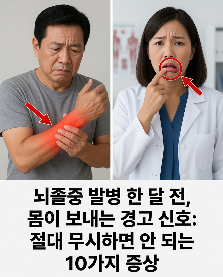 뇌졸중 1개월 전, 당신의 몸은 신호를 보냅니다: 절대 무시해서는 안 될 10가지 경고 신호