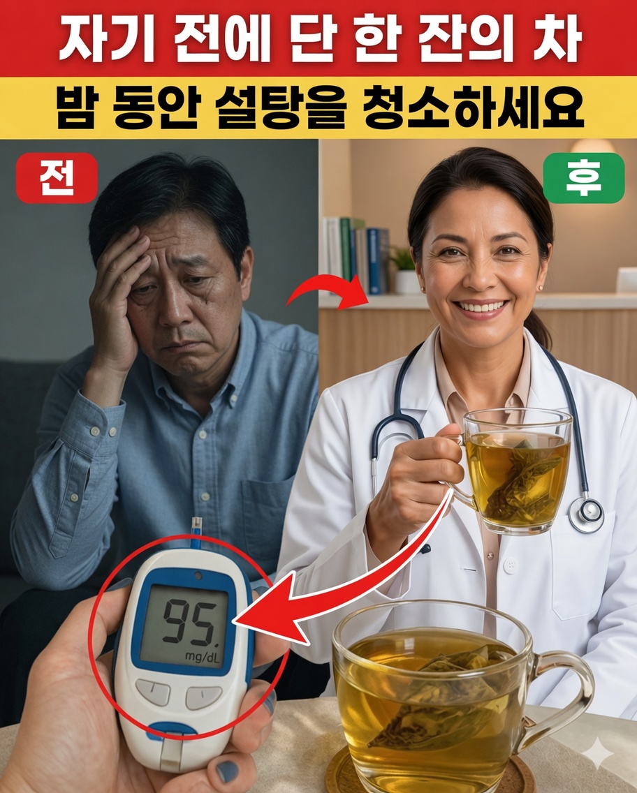 매일 아침 이것을 마시고 혈당이 자연스럽게 낮아지는 것을 확인하세요