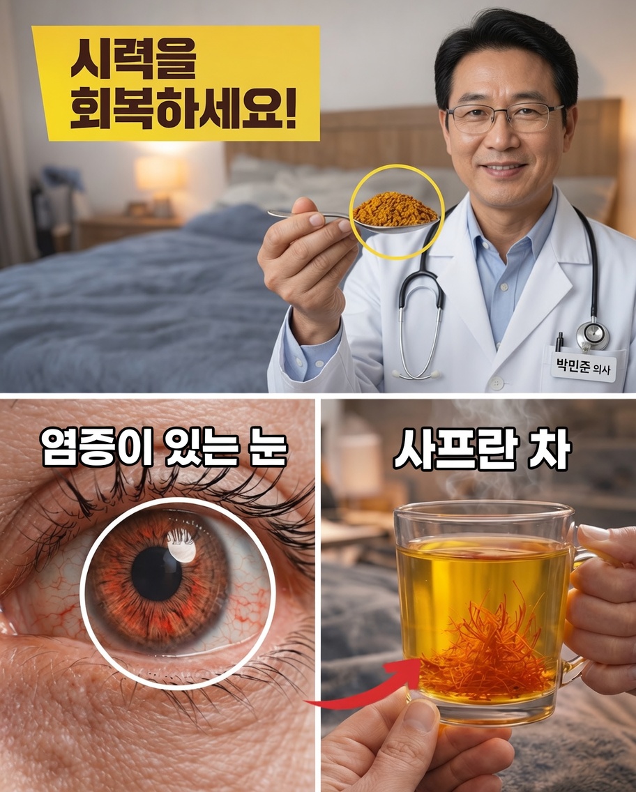 노인을 위한 강황: 간단한 야간 습관이 눈 건강을 자연스럽게 돕는 데 도움이 될까요?