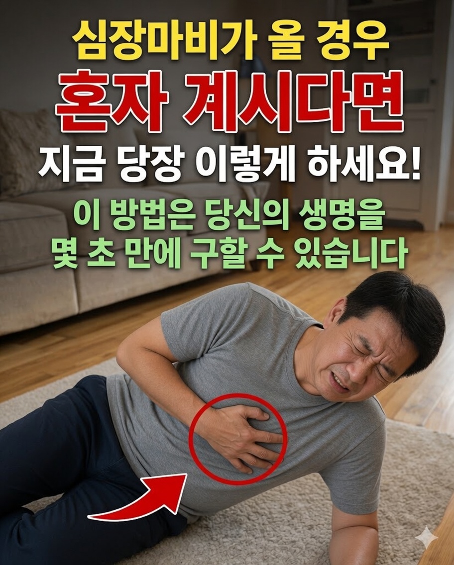 혼자 있을 때 심장마비가 발생하면 신속하게 행동하는 데 도움이 될 수 있는 3가지 기술