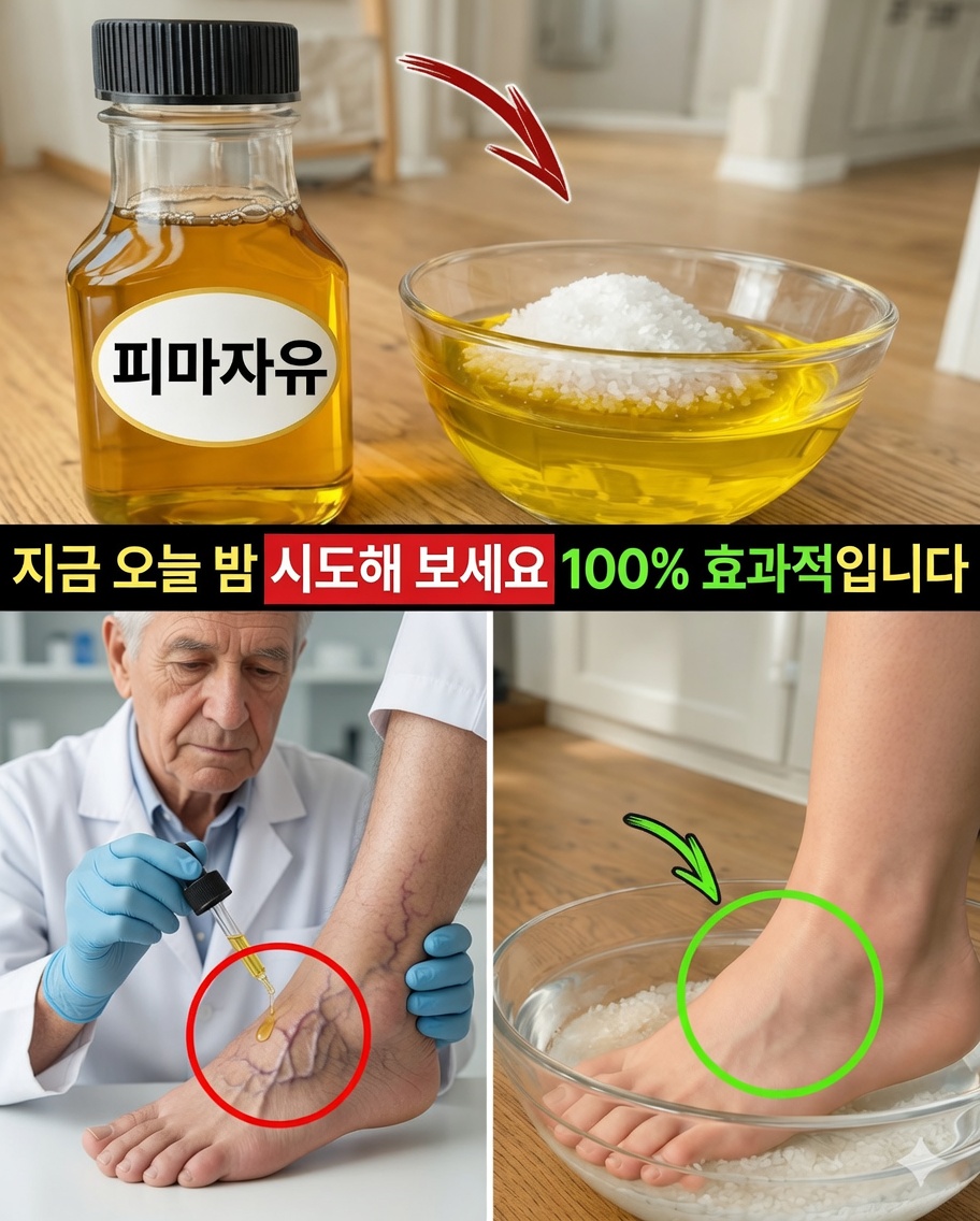 65세 이상 여성: 피마자유와 엡솜 솔트로 하는 10일 발 족욕이 당신의 기분을 바꿔줄 수 있다