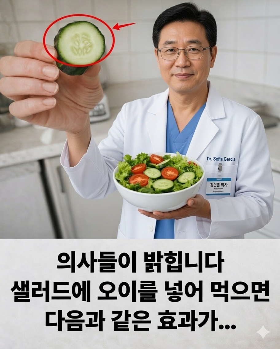 의사들이 매일 샐러드에 오이를 먹을 때 몸에서 일어나는 일을 공개하다