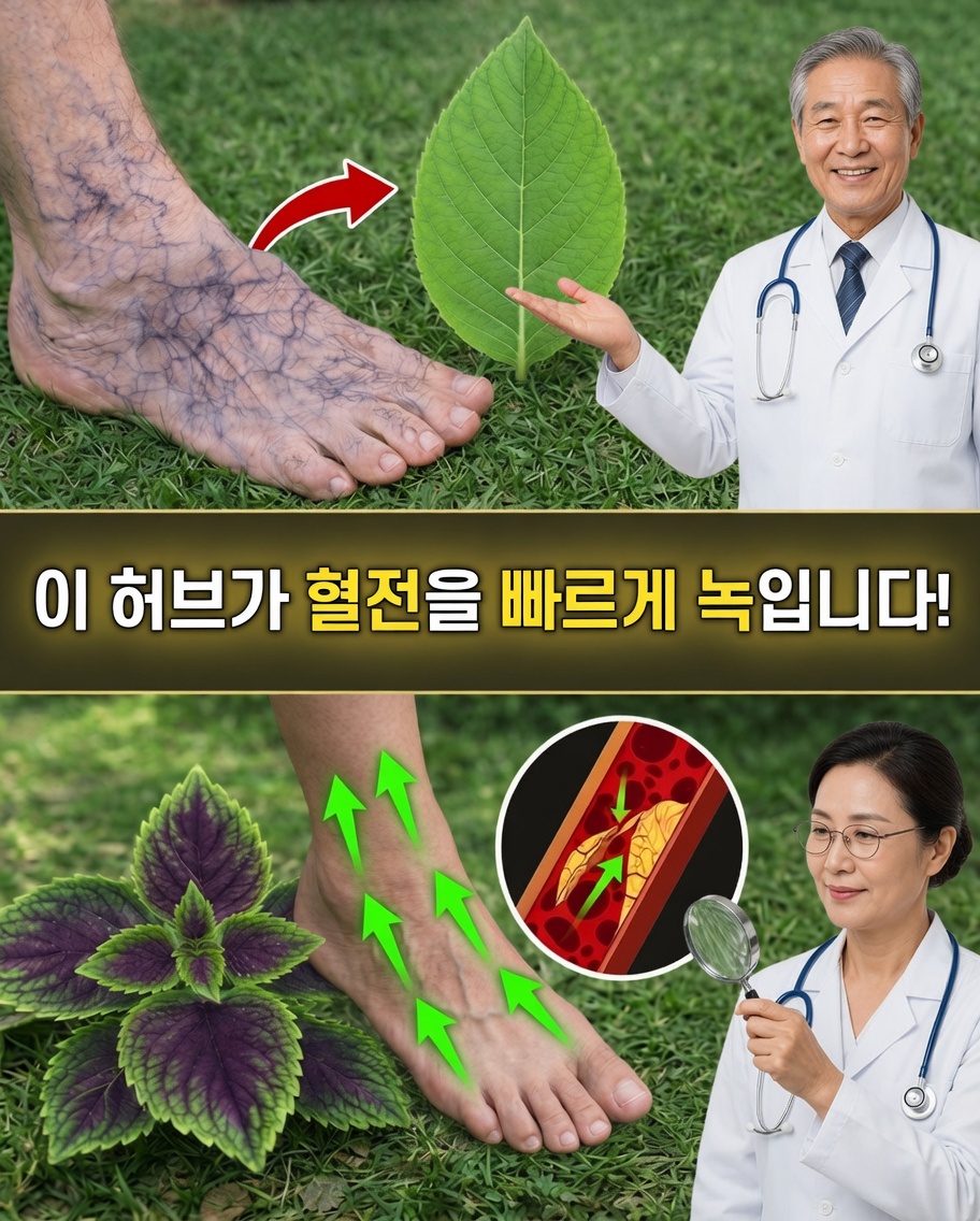 일상 허브가 당신의 다리 혈액순환을 몰래 개선하고 있을까요? 간단한 자연 옵션을 알아보세요