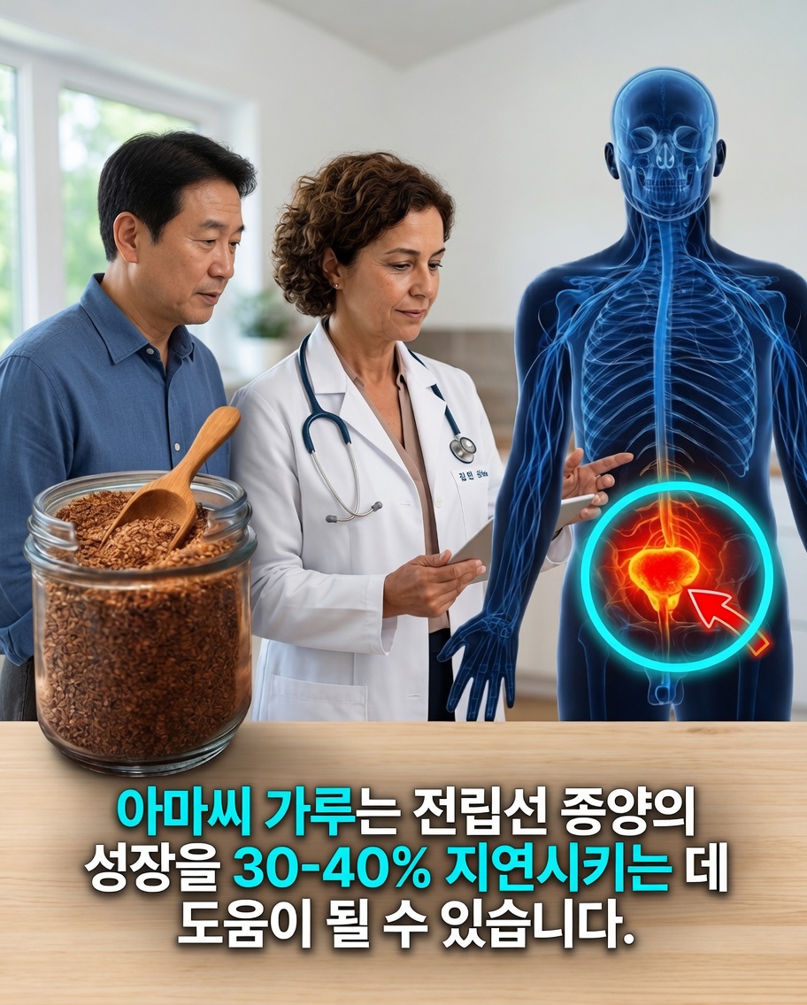 간단한 일상 습관인 갈은 아마씨를 추가하면 전립선 건강에 어떻게 도움이 될까? 새로운 연구가 흥미로운 통찰을 제시한다