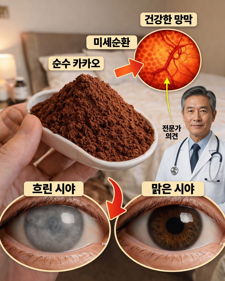 일본 최고령 의사가 공개합니다: 잠들기 전에 이 간단한 한 스푼을 섭취해 수면 중 눈 건강을 자연스럽게 돕세요