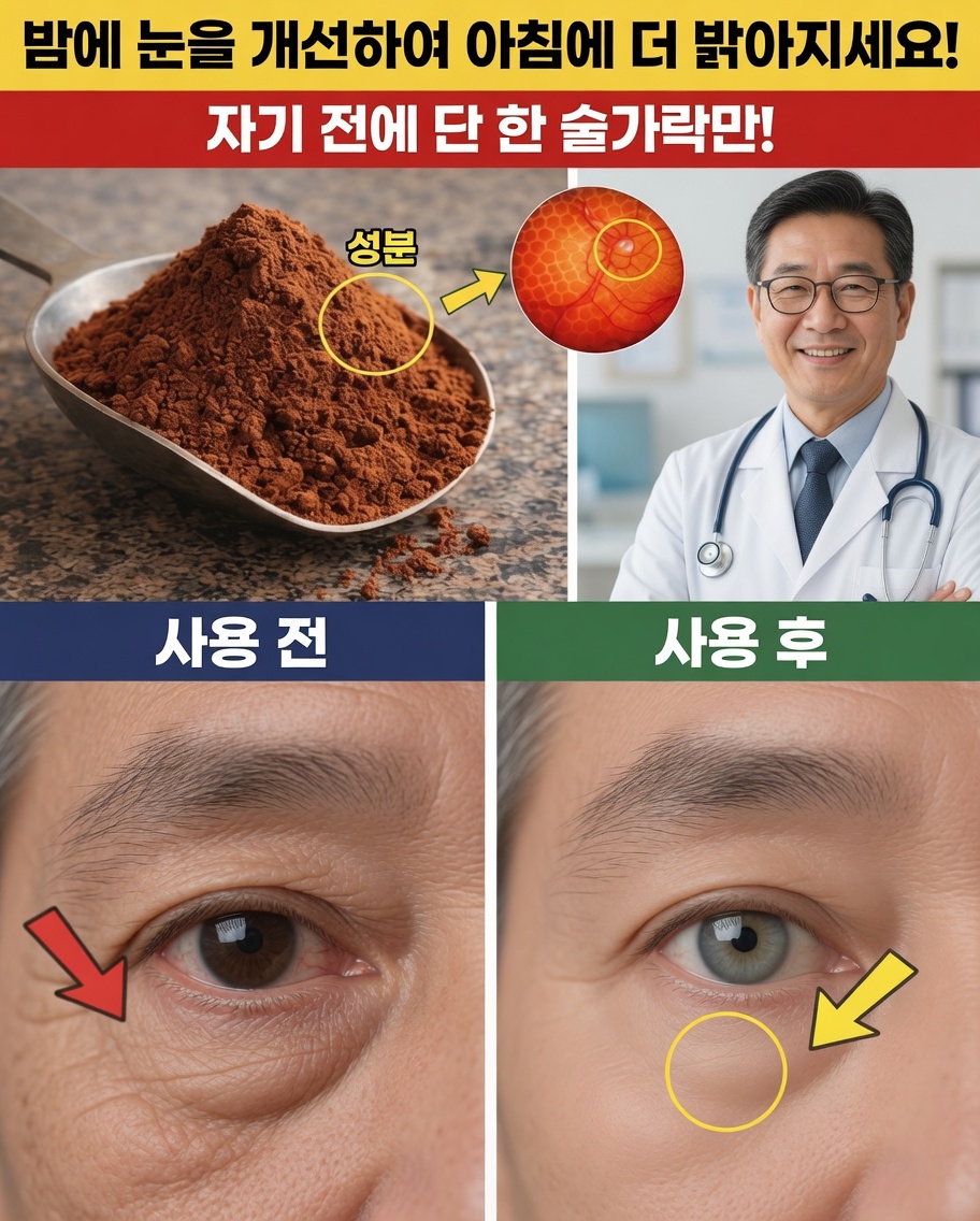 일본 최고령 의사가 공개합니다: 잠들기 전에 이것을 먹으면 수면 중 눈과 시력을 자연스럽게 돕습니다