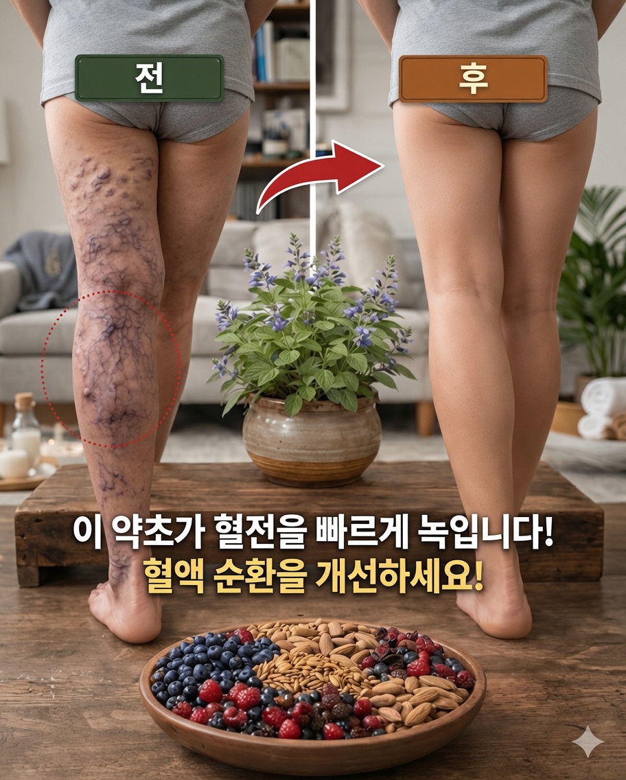 다리의 위험한 혈전을 퇴치하는 데 도움이 되는 가장 강력한 허브들 – 과학이 밝힌 혈액순환을 돕는 자연의 동반자들