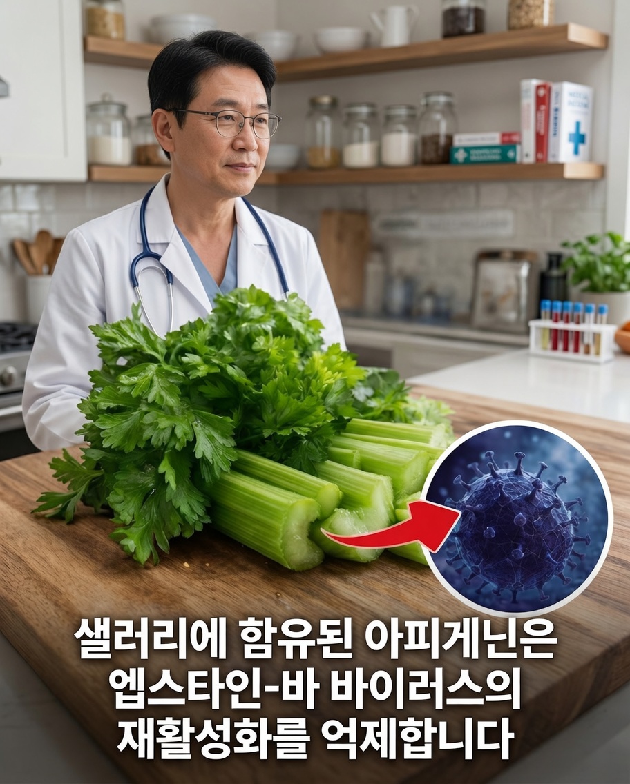 주방에서 흔히 쓰이는 허브가 널리 퍼진 바이러스를 억제하는 데 도움이 될까? 아피제닌과 엡스타인-바 바이러스에 대한 새로운 발견