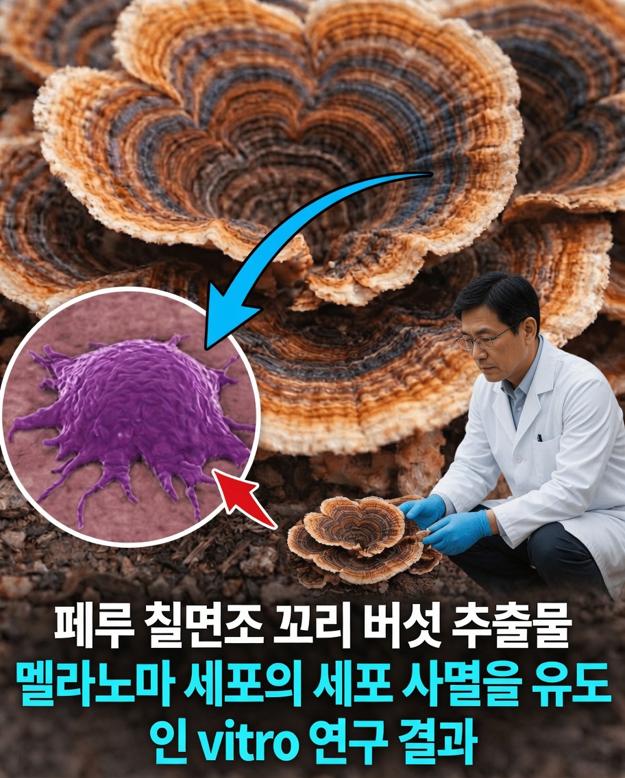 Os Extratos do Cogumelo Cauda-de-Peru는 흑색종 세포 연구에 새로운 관점을 제시할 수 있을까?